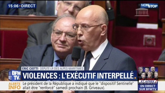 Éric Ciotti (LR): Allez-vous, monsieur le Premier ministre, interdire samedi toutes manifestations sur tout le territoire national ?