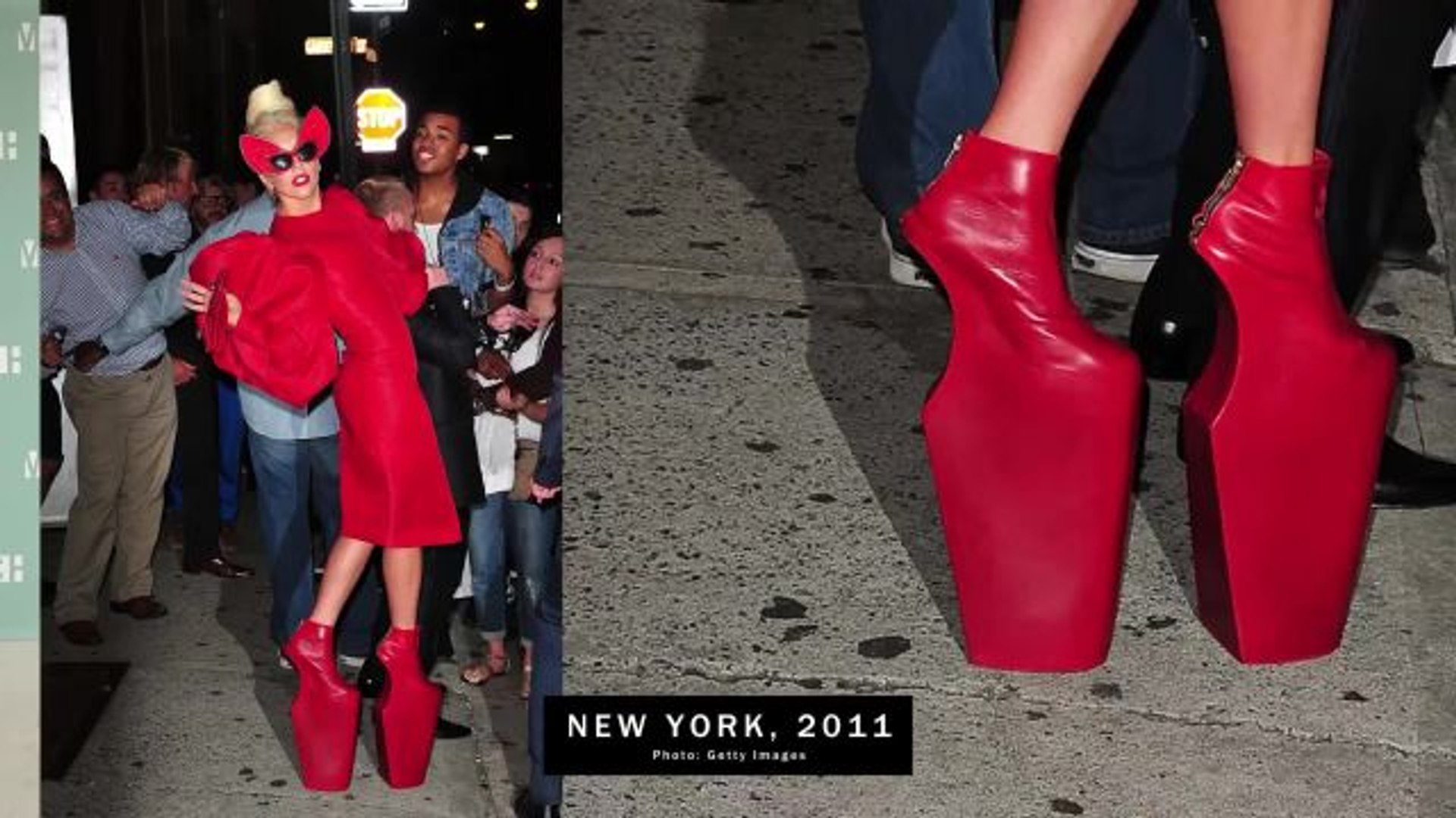 lady gaga tall heels