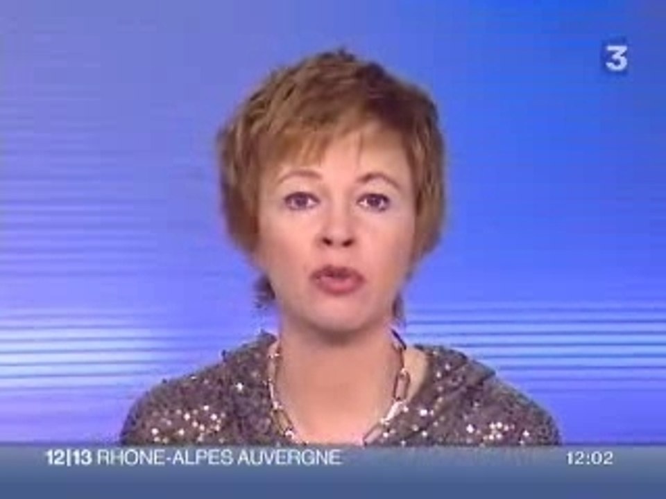 Journal télévésié Fr3 Rhone Alpes 13h du 10/01/2008