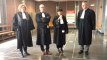 Mobilisation du monde judiciaire au palais de justice de Verviers pour attirer l'attention sur le manque de moyens