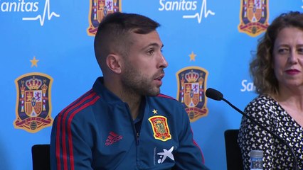 Jordi Alba: "Piqué querrá jugar con Catalunya"