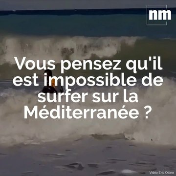 Vous pensez qu'il est impossible de surfer sur la Côte d'Azur? Cette vidéo vous prouve le contraire
