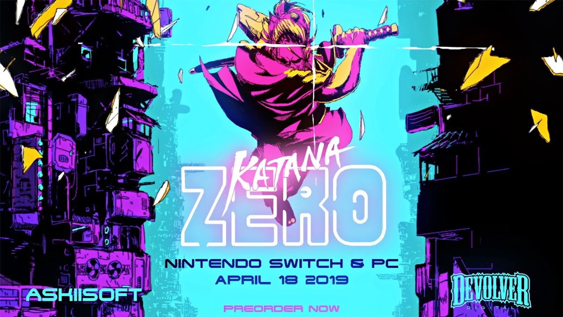⁣Katana Zero - Trailer date de sortie
