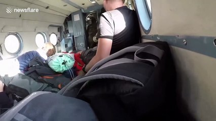 Terrifying onboard footage surfaces of helicopter crash in Kyrgyzstan