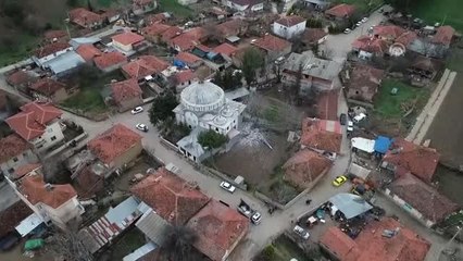 Acıpayam'da 5,5 Büyüklüğündeki Depremde Caminin Minaresi Yıkıldı