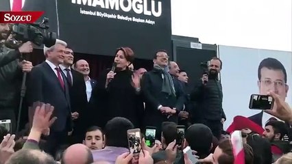 İmamoğlu'na Akşener desteği