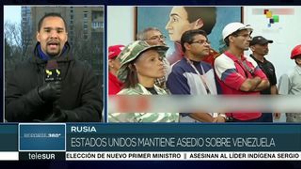 Rusia reitera su apoyo al gobierno constitucional de Nicolás Maduro