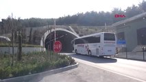 İzmir Sabuncubeli Tüneli'nde Tır Yangını