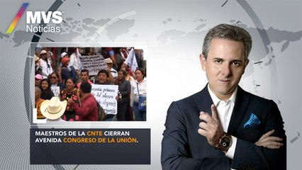Maestros de la CNTE cierran avenida Congreso de la Unión