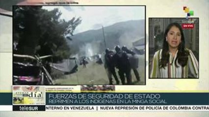 Colombia: minga social llega a noveno día de protestas en Cauca