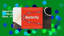 About For Books  Austerity: When It Works and When It Doesn't  Best Sellers Rank : #1