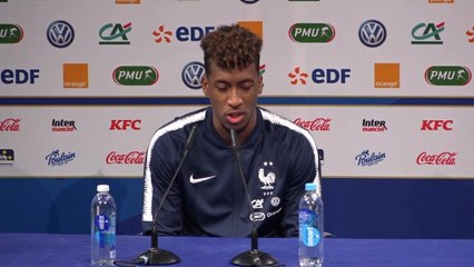 Bleus - Coman : "Je n'ai jamais envisagé de retraite"