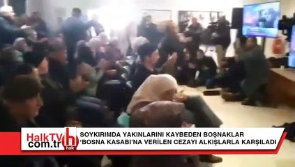 Soykırımda yakınlarını kaybedenler 'Bosna Kasabı'na verilen cezayı böyle karşıladı