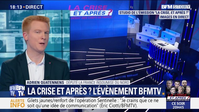 Adrien Quatennens: Les responsables politiques doivent apporter de la réflexion sur cette crise de représentation