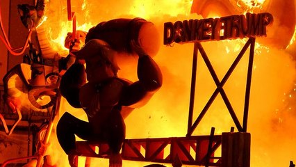 Spain's "Fallas" festival ends with burning of giant ninots