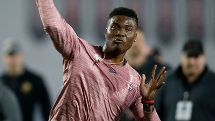 Watch Dwayne Haskins dial long distance at pro day
