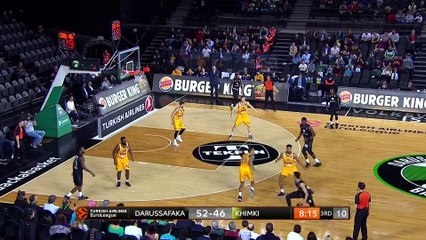 Darussafaka Tekfen Istanbul - Khimki Moscow region Highlights | Turkish Airlines EuroLeague RS Round 27