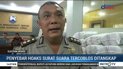 Penyebar Hoaks Surat Suara Tercoblos Diringkus di Jawa Barat