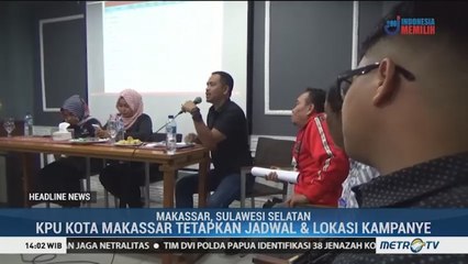 KPU Kota Makassar Gelar Rakor Penetapan Jadwal Kampanye