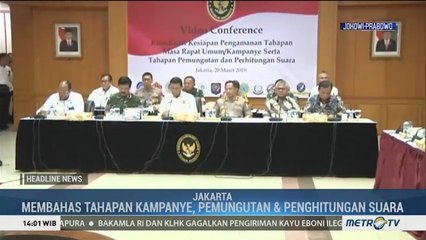 Kemenko Polhukam Gelar Rakor Pengamanan Pemilu
