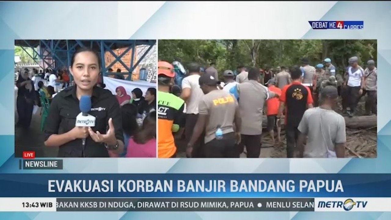 Evakuasi Korban Banjir Bandang Sentani Terkendala Alat Berat