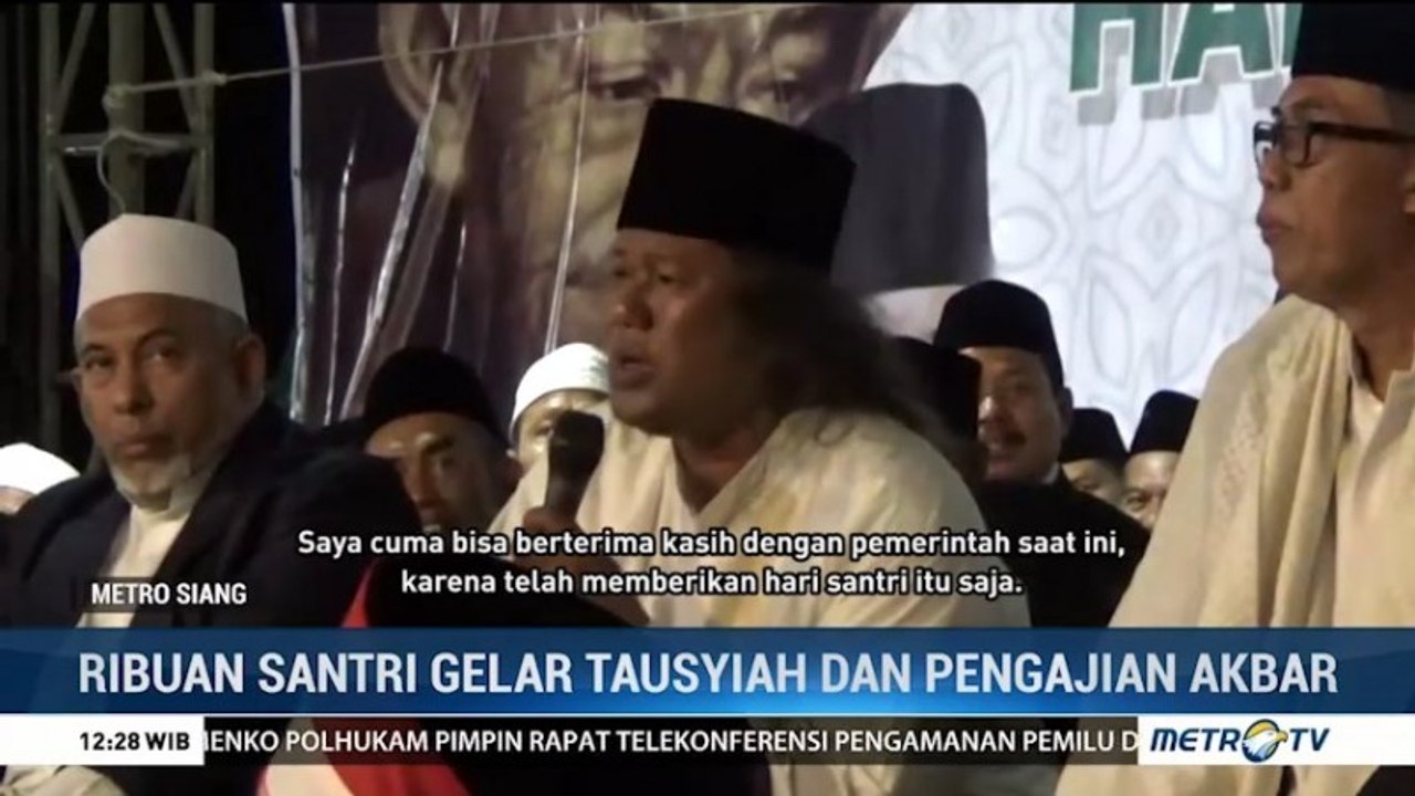 Ribuan Santri di Tegal Ucapkan Terima Kasih kepada Jokowi