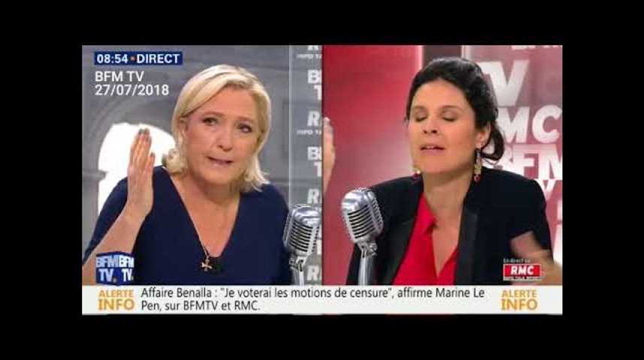 Marine Le Pen n'en peut plus des questions sur son père (et propose un café en échange)