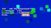 Full E-book  The Bayquniyyah Poem: An Introduction to the Science of Hadith  For Kindle