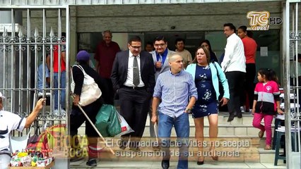 Suspenden audiencia del “Compadre Siete Vidas”