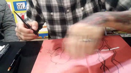 Cartoomics 2019: Jacopo Camagni disegna Becky