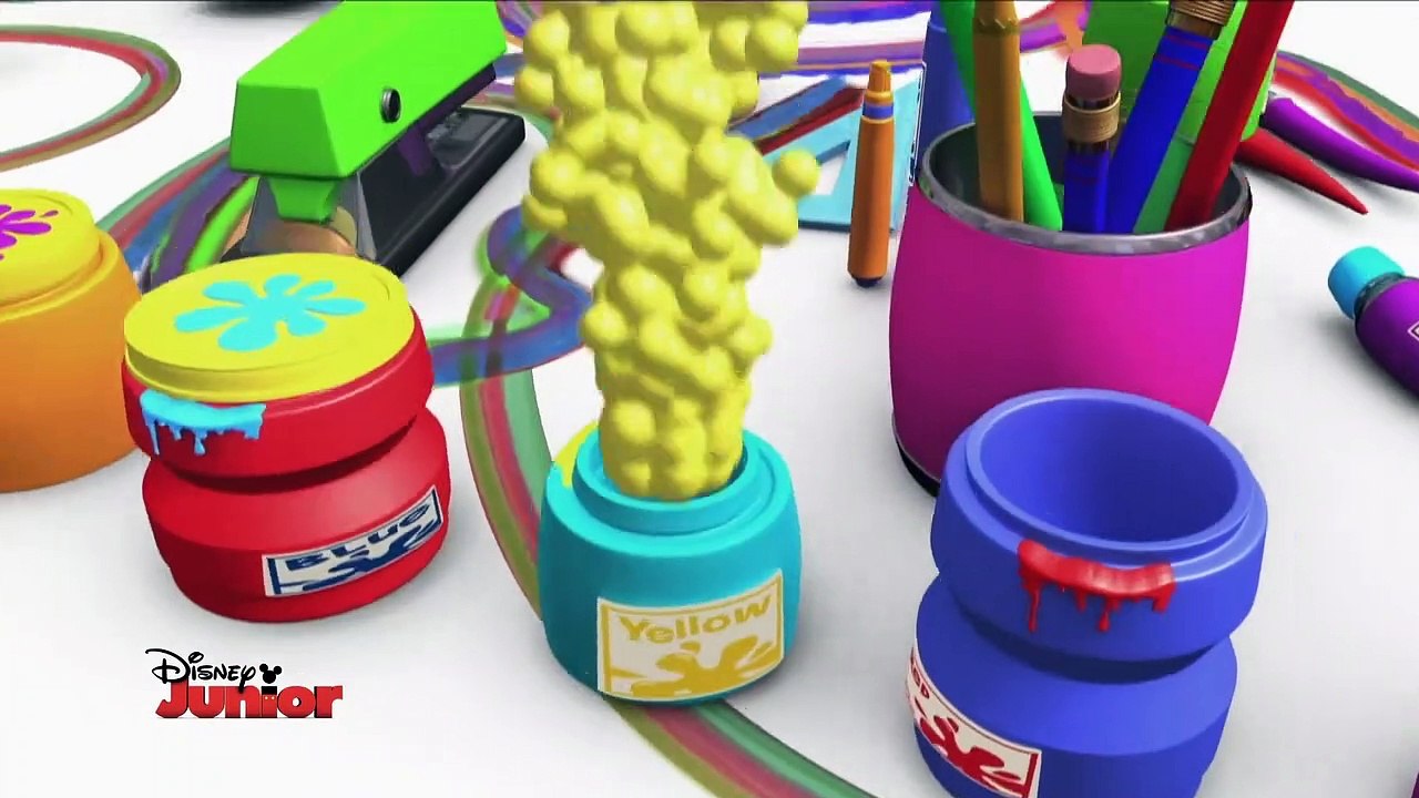 Art Attack - Le T-rex art arctique - Disney Junior - VF