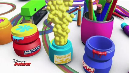 Art Attack - Le T-rex art arctique - Disney Junior - VF