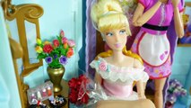 Cendrillon Barbie Princesse de Château de Mariée Robe de poupée vidéo Cenicienta Castillo Cinderela Castelo