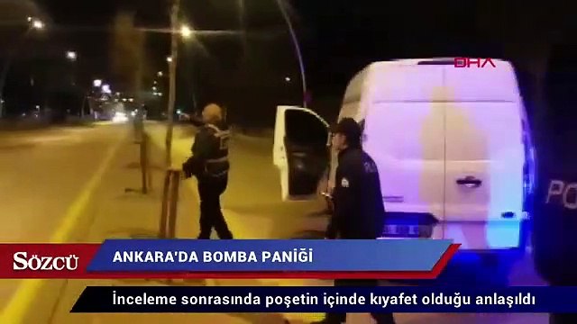 Ankara’daki Kara Harp Okulu Komutanlığı önünde bomba paniği