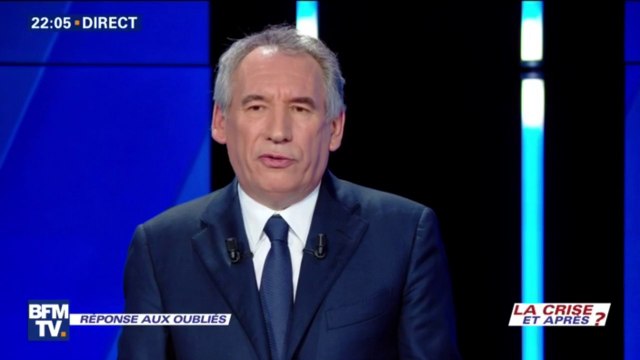 François Bayrou: Il faut un plan très important de reconversion des gens qui sont au chômage