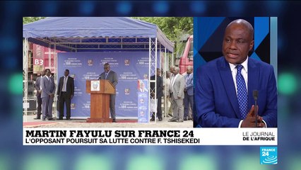RD Congo : "Kabila s'est mis un masque, ce masque s'appelle Felix Tshisekedi", déplore Martin Fayulu sur France 24
