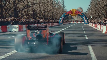 Verstappen y Gasly lo dan todo con su Red Bull en Tokio