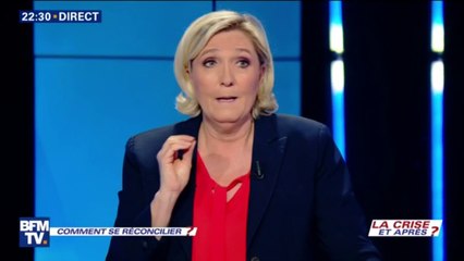 Marine Le Pen: "Il faut opérer une dissolution de l'Assemblée nationale"