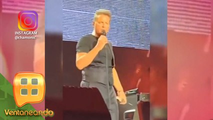 ¡SE PUSO LOCO! Luis Miguel montó en furia contra su equipo de sonido en Panamá.