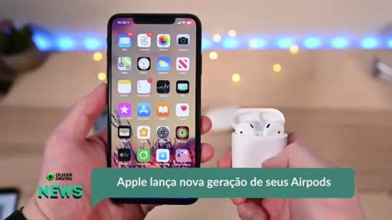 Apple lança nova geração de seus Airpods