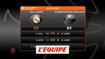 Le Real Madrid domine l'Olimpia Milan - Basket - Euroligue (H)