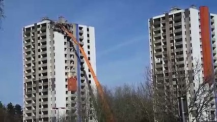 TORCY : Lancement de la démolition des Tours