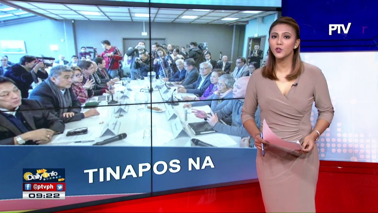 Trabaho ng GRP panel, tinapos na ng Palasyo