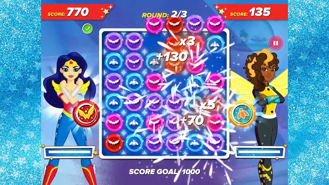 DC Super Hero Girls App Match Up Gameplay | DC Super Hero Girls