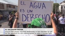 Hundreds of Salvadorans march against water privatization