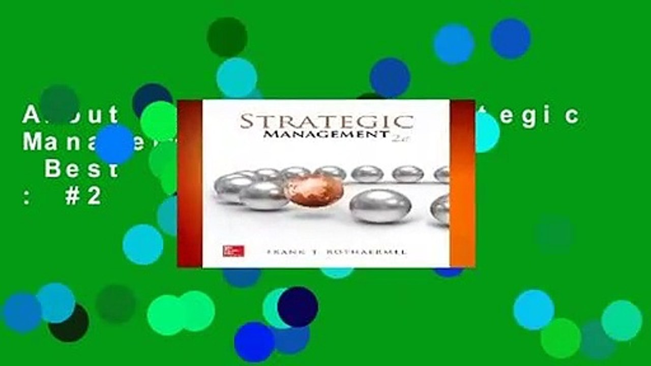 About For Books  Strategic Management: Concepts  Best Sellers Rank : #2