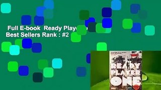 Full E-book  Ready Player One  Best Sellers Rank : #2
