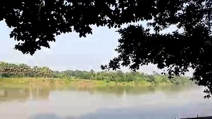 Ganga River mursidabad west bangol India .  गांगजी घाट मुर्शिदाबाद पश्चिमबंगाल।