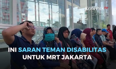 Ini Saran Teman Disabilitas untuk MRT Jakarta