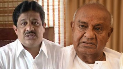 lok sabha elections 2019:  ದೇವೇಗೌಡ-ಜಮೀರ್ ಅಹ್ಮದ್ ಭೇಟಿ